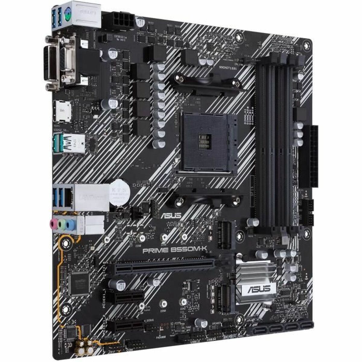 Carte Mère Asus PRIME B550M-K AMD AM4 AMD B550 AMD