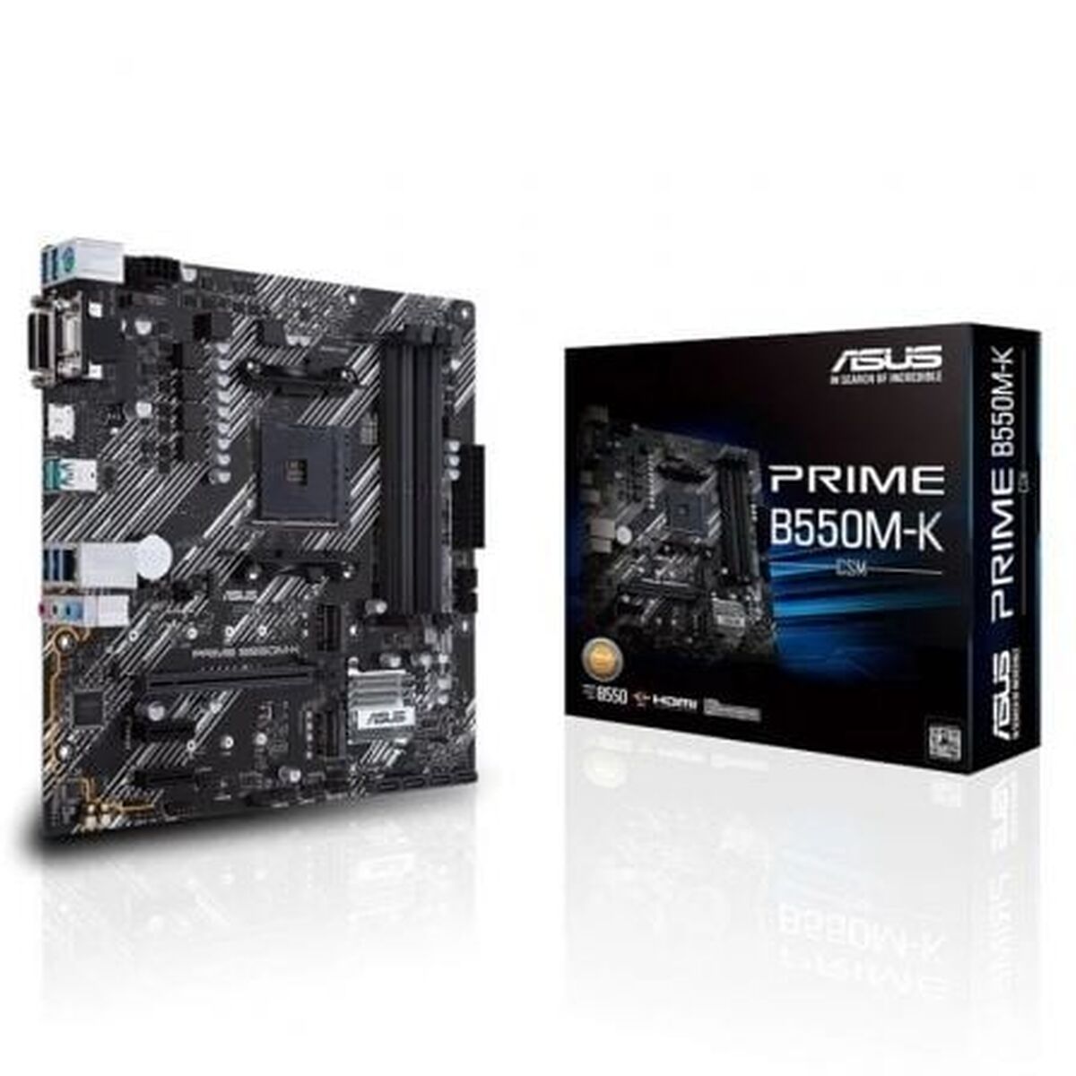 Carte Mère Asus PRIME B550M-K AMD AM4 AMD B550 AMD