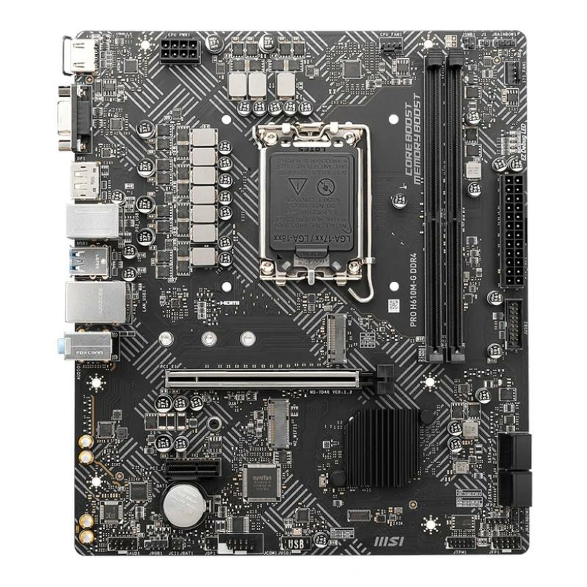 Carte Mère MSI PRO H610M-G LGA 1700 H610