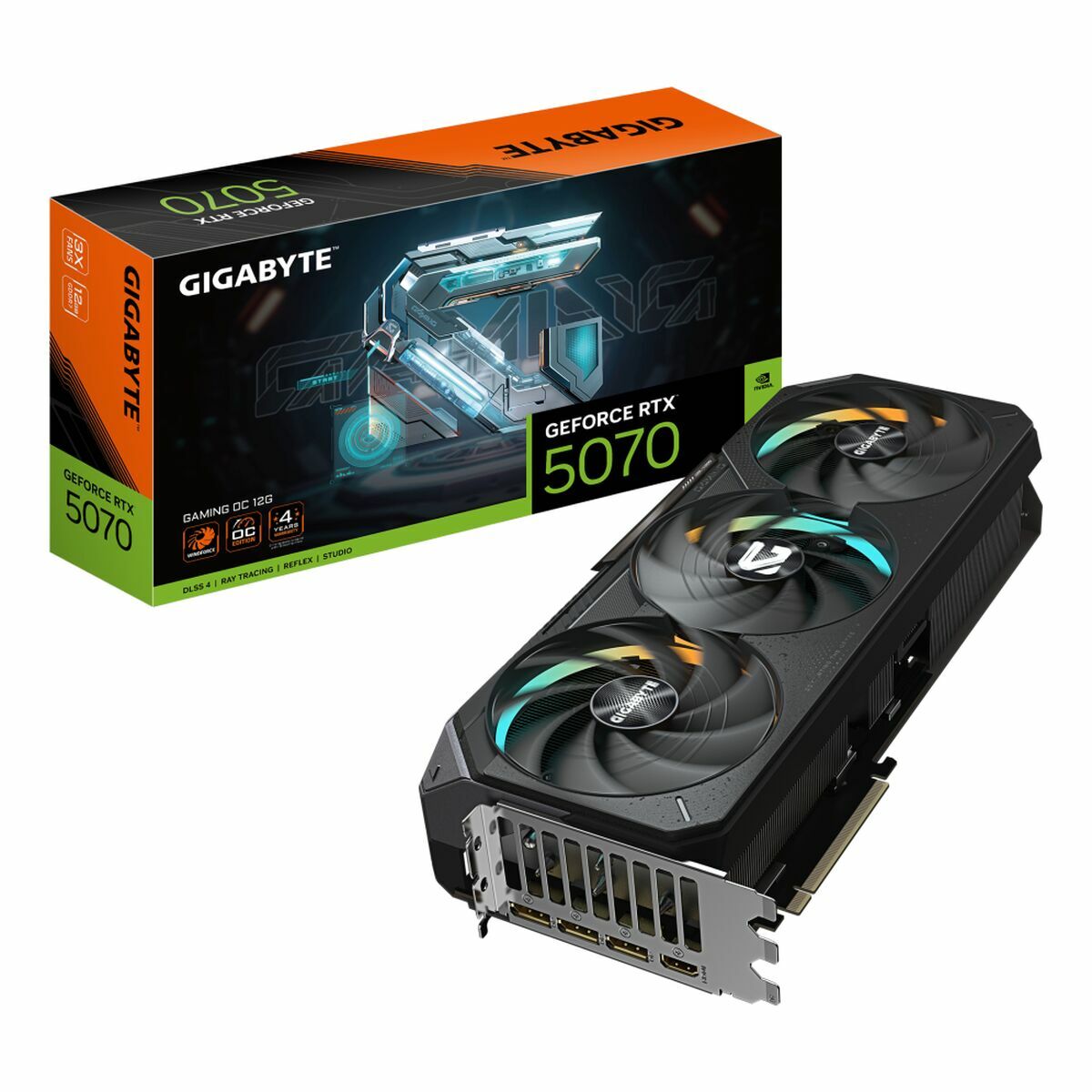Carte Graphique Gigabyte 9VN507TGO-00-G10 nvidia geforce rtx 5070 ti 16 GB