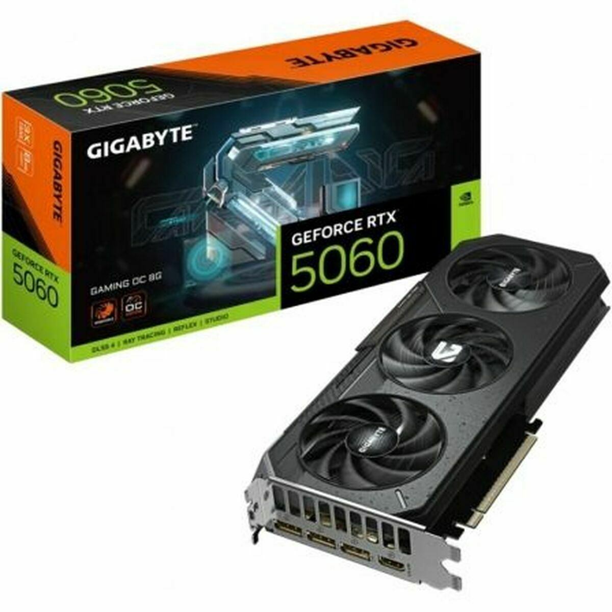 Carte Graphique Gigabyte 9VN5060GO-00-G10 8 GB GEFORCE RTX 5060 GDDR7