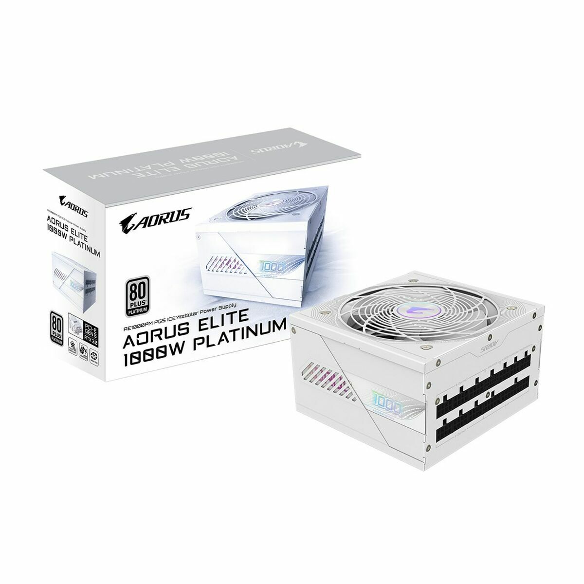 Bloc d’Alimentation Gigabyte GP-AE1000PM PG5 ICE ATX 1000 W 125 W 80 PLUS Platinum