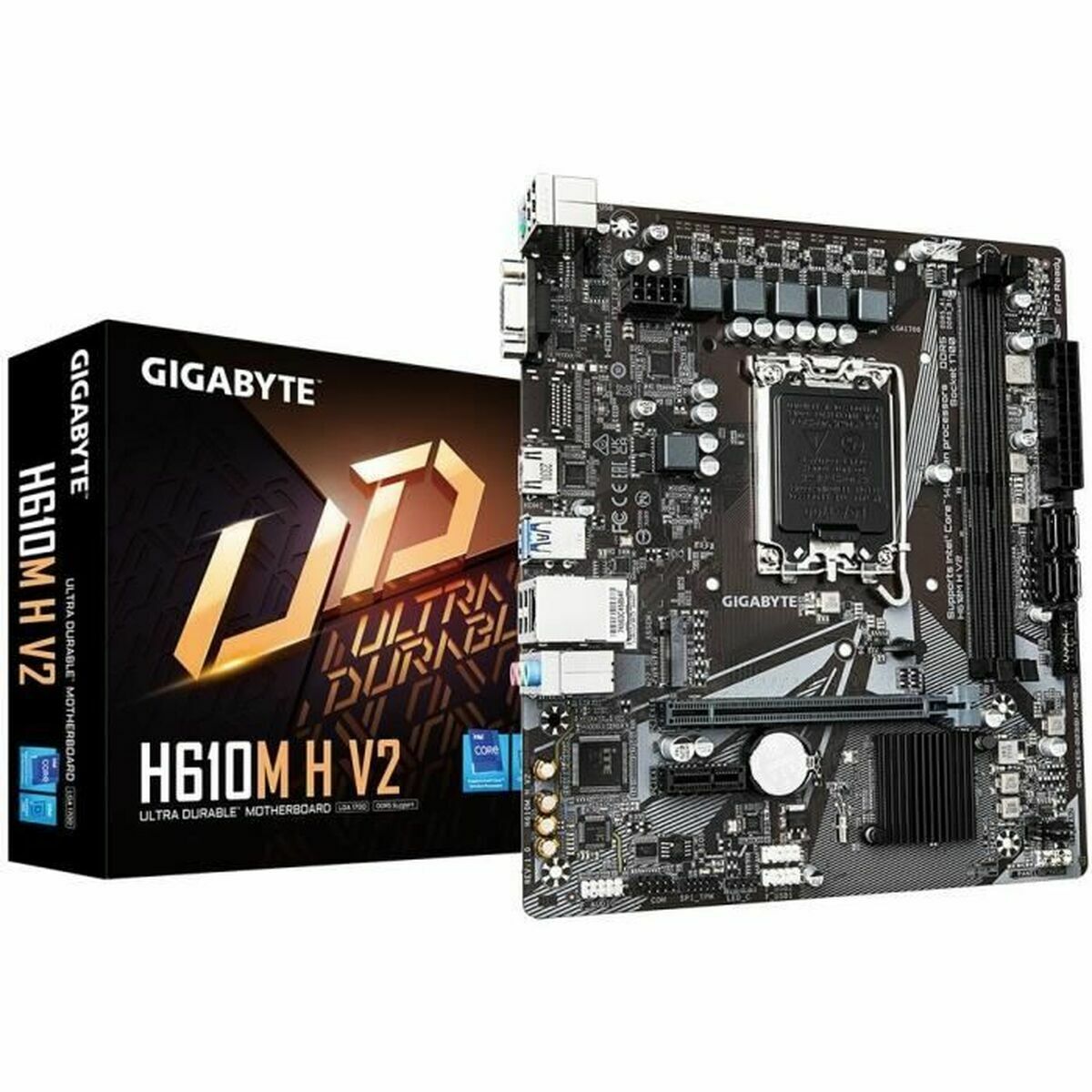 Carte Mère Gigabyte H610M H V2 LGA 1700