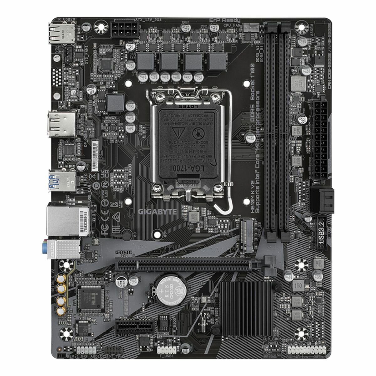 Carte Mère Gigabyte H610M K V2 INTEL H610 LGA 1700