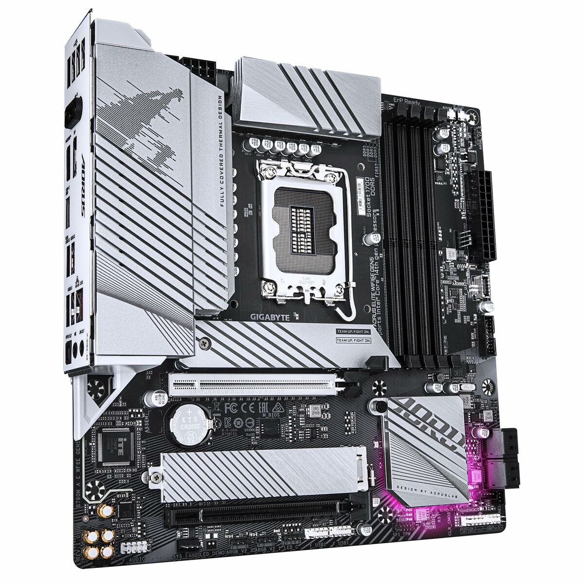 Carte Mère Gigabyte B760M AORUS ELITE WIFI6E GEN5 Intel B760 LGA 1700