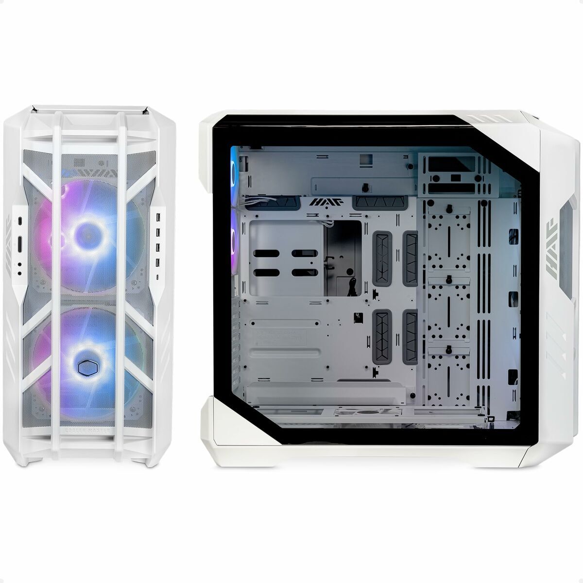 Boîtier ATX semi-tour Cooler Master H700E-WGNN-S00 Blanc Noir