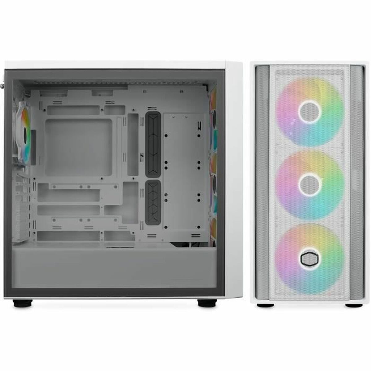 Boîtier ATX semi-tour Cooler Master MB600-WGNN-S00 Blanc