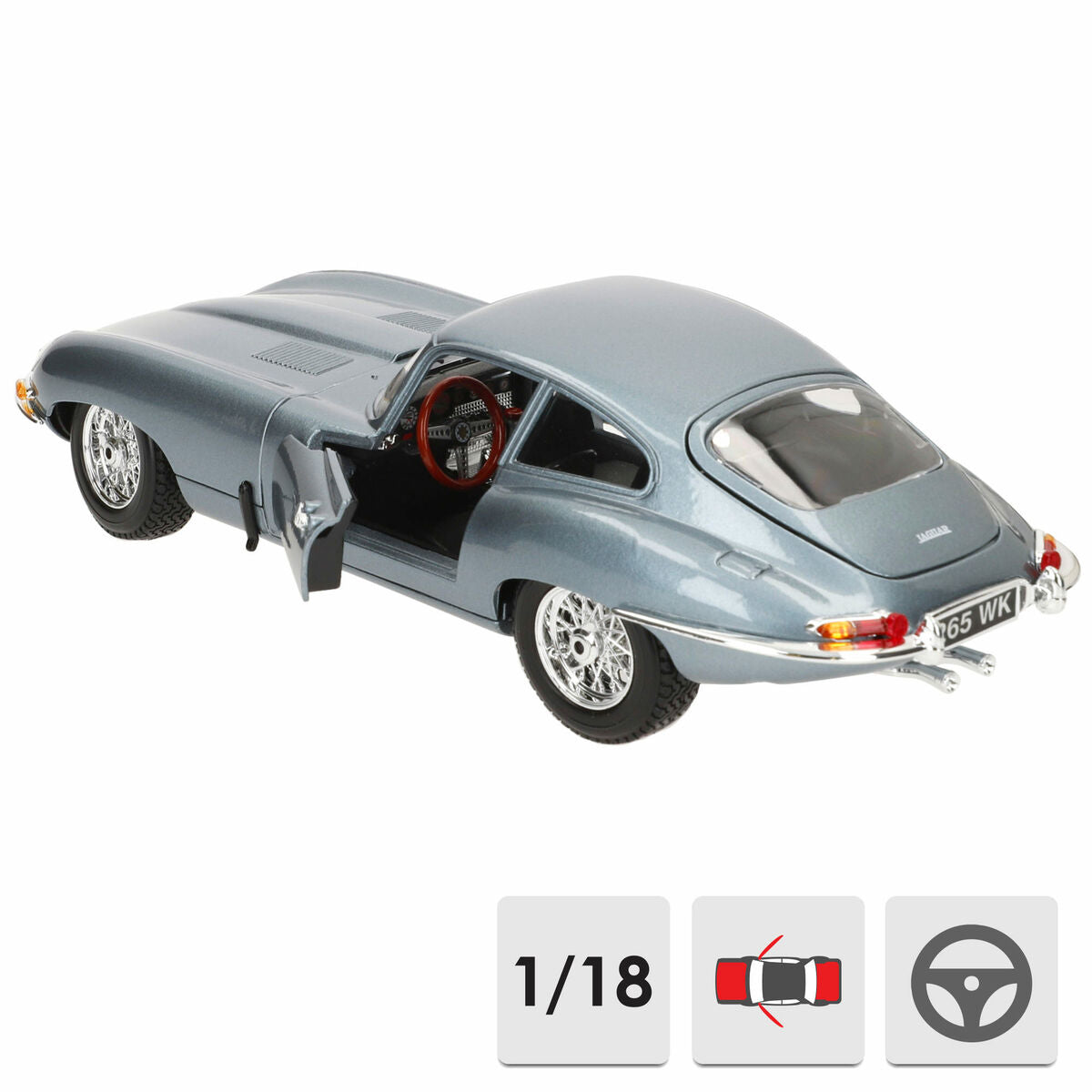 Voiture Bburago GT-Jaguar "E" Coupe (1961) 1:18
