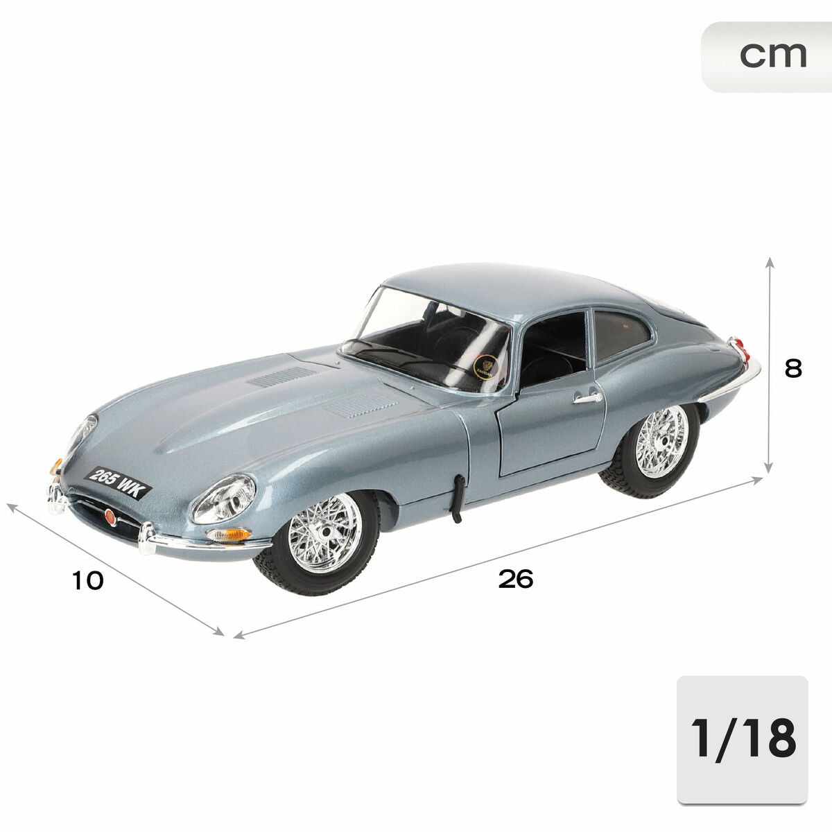 Voiture Bburago GT-Jaguar "E" Coupe (1961) 1:18