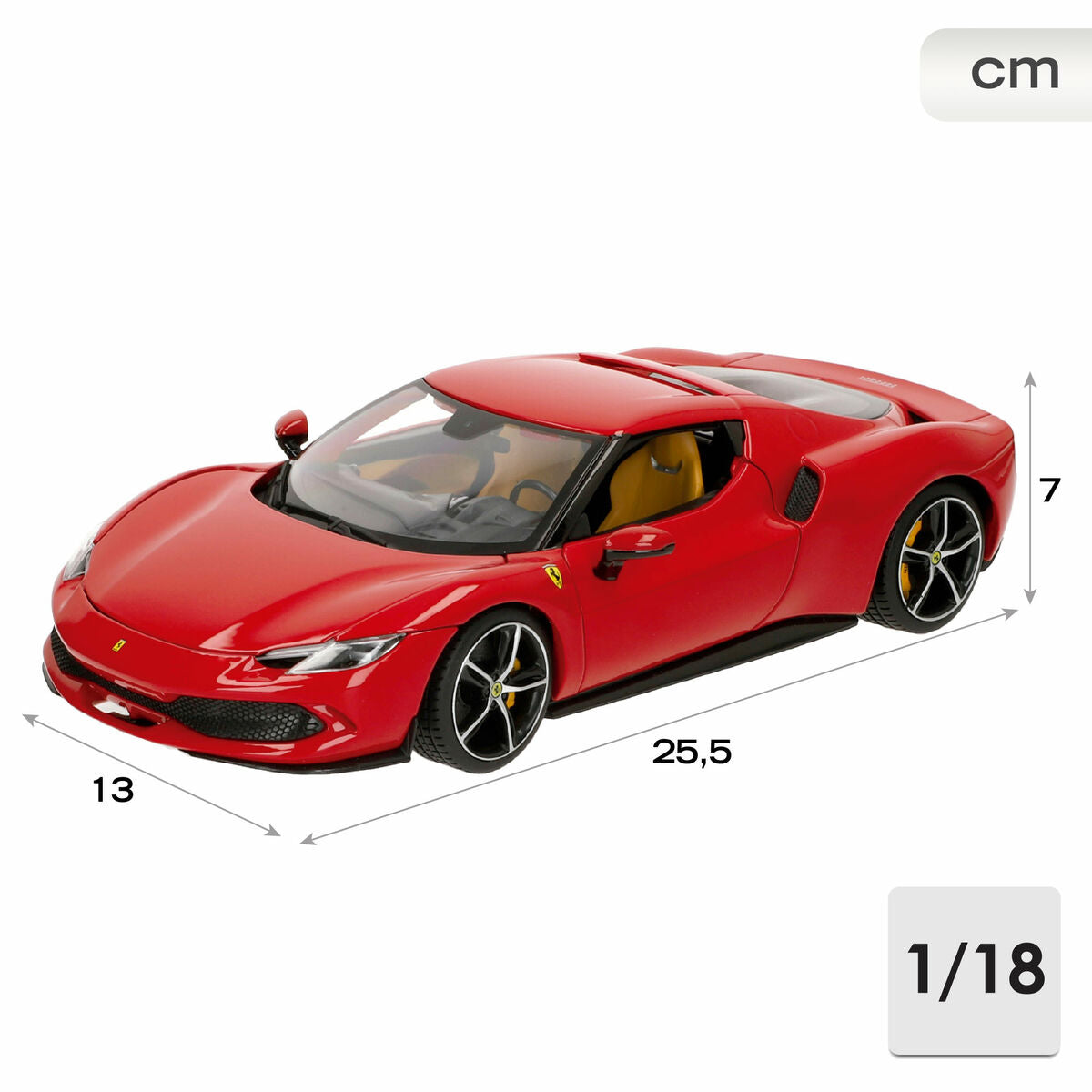Voiture Bburago Ferrari 296 GTB 1:18