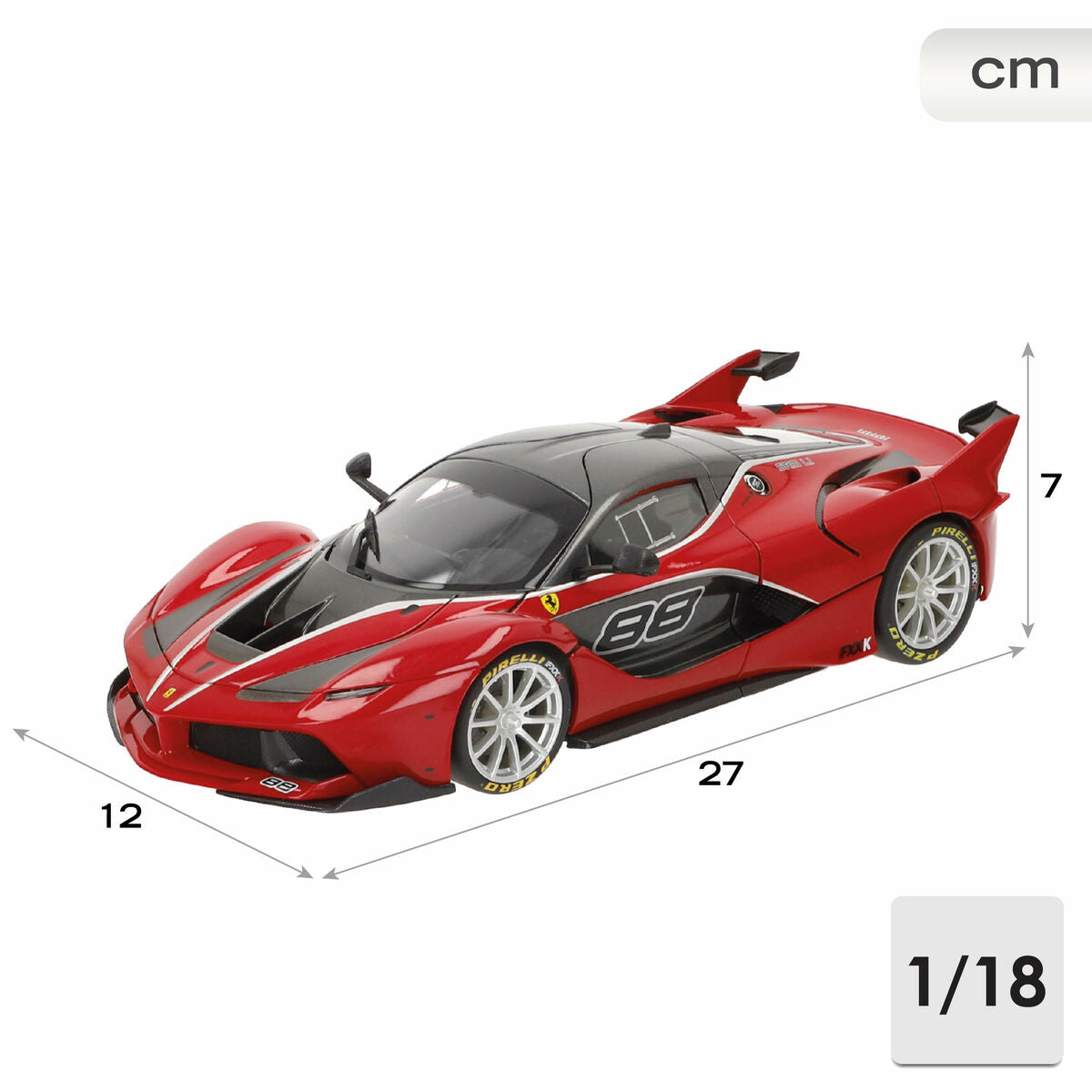 Voiture Bburago Ferrari FXX K #88 1:18