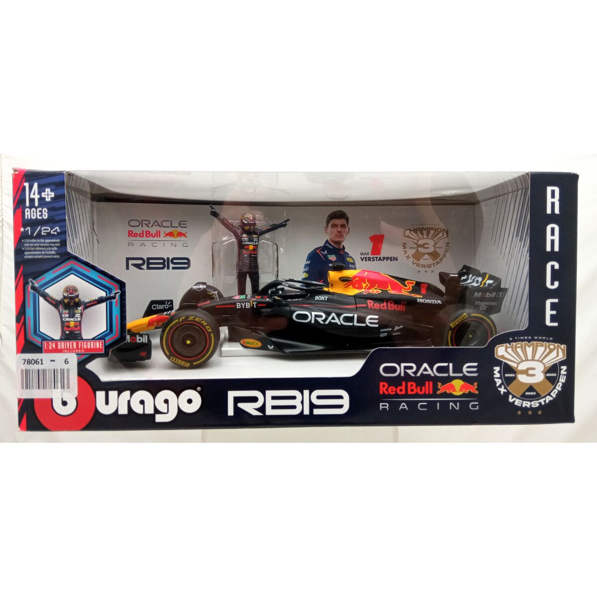 Voiture Bburago Red Bull F1 Racing RB19 1:24