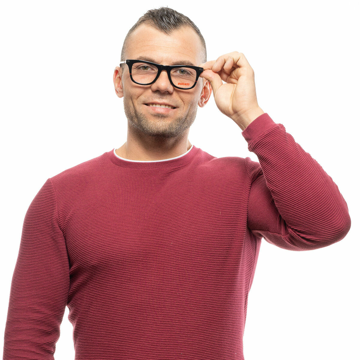 Monture de Lunettes Homme Ducati DA1008-50001 Noir Ø 50 mm