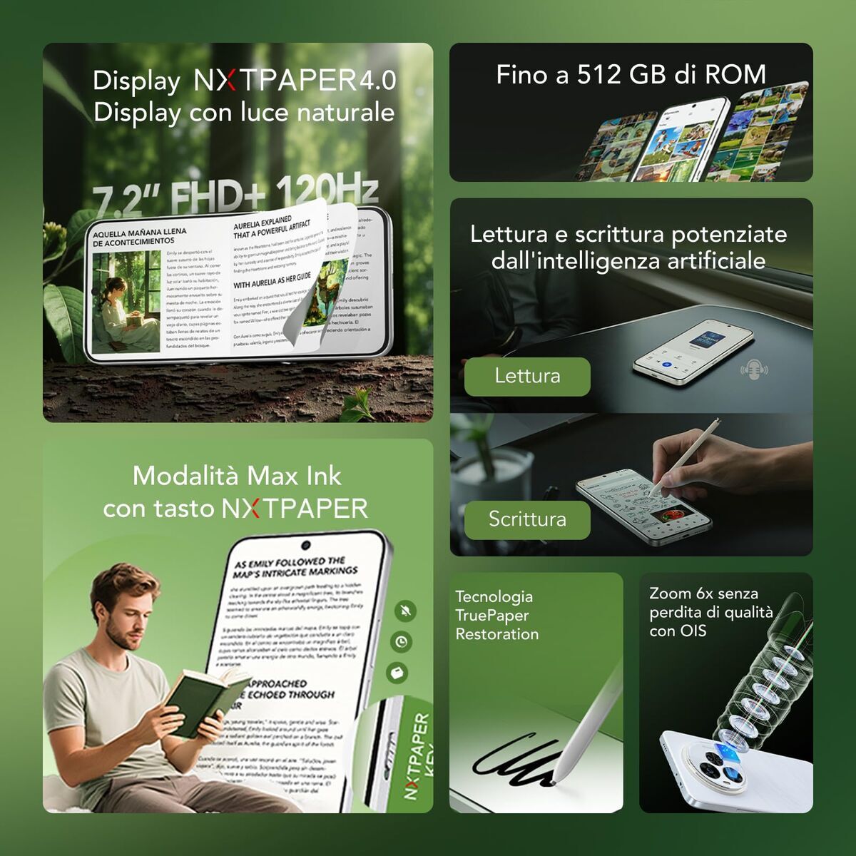 Smartphone TCL T951K1-2ALCA112-1 Octa Core 12 GB RAM 512 GB Noir