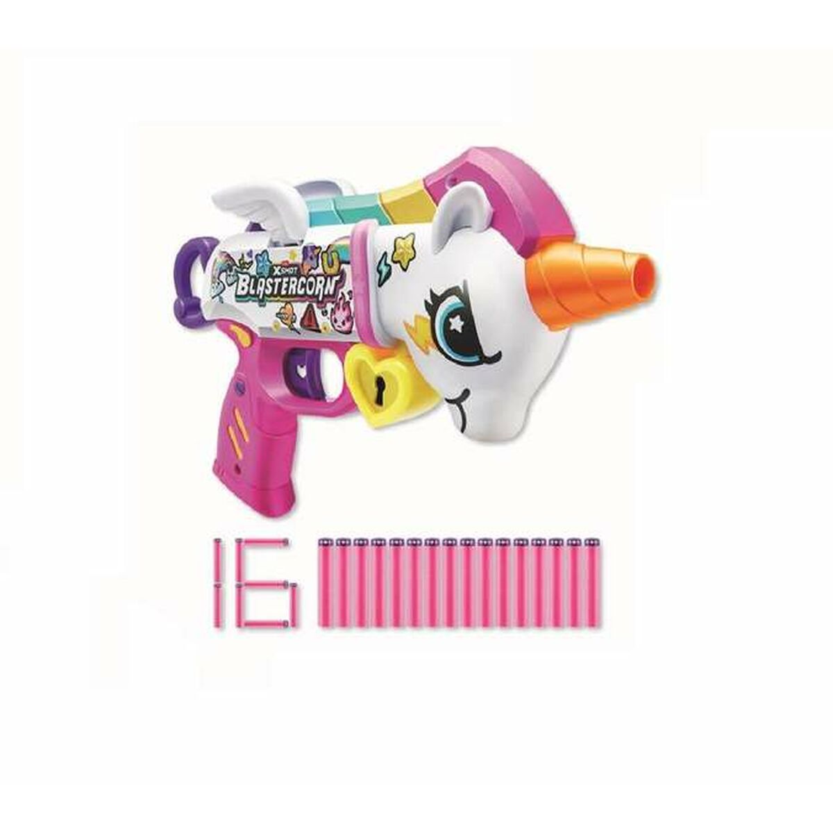 Pistolet à Fléchettes Zuru X-Shot Blastercorn Unicorn