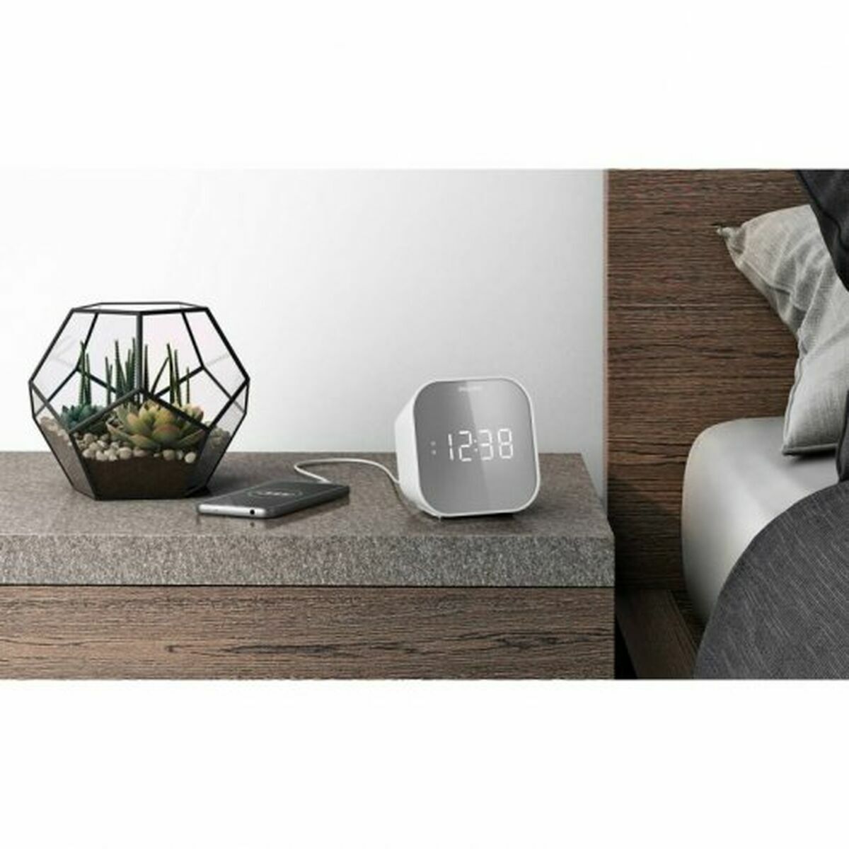 Radio-réveil Philips TAR4406/12 Blanc