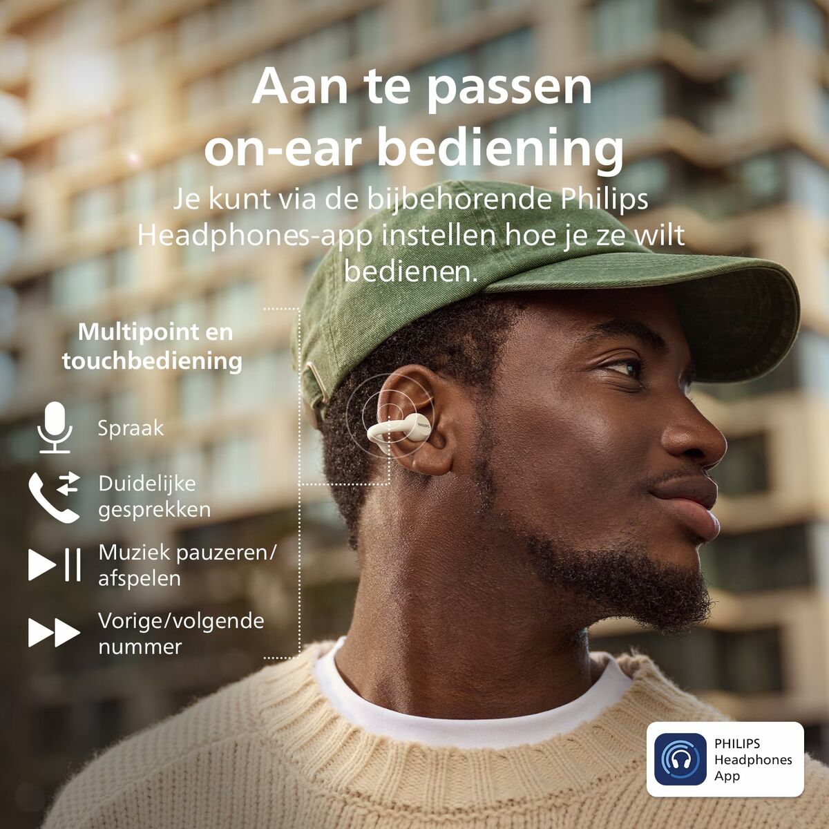 Casque Philips TAQ2000WT/00 Blanc