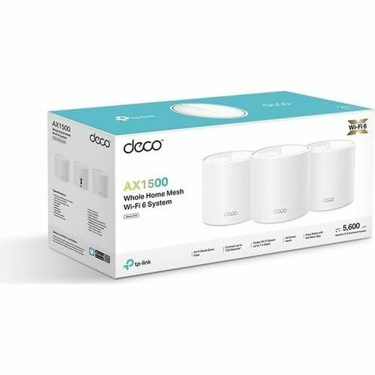 Répéteur Wifi + Routeur + Point d’Accès TP-Link DECO X10 3U