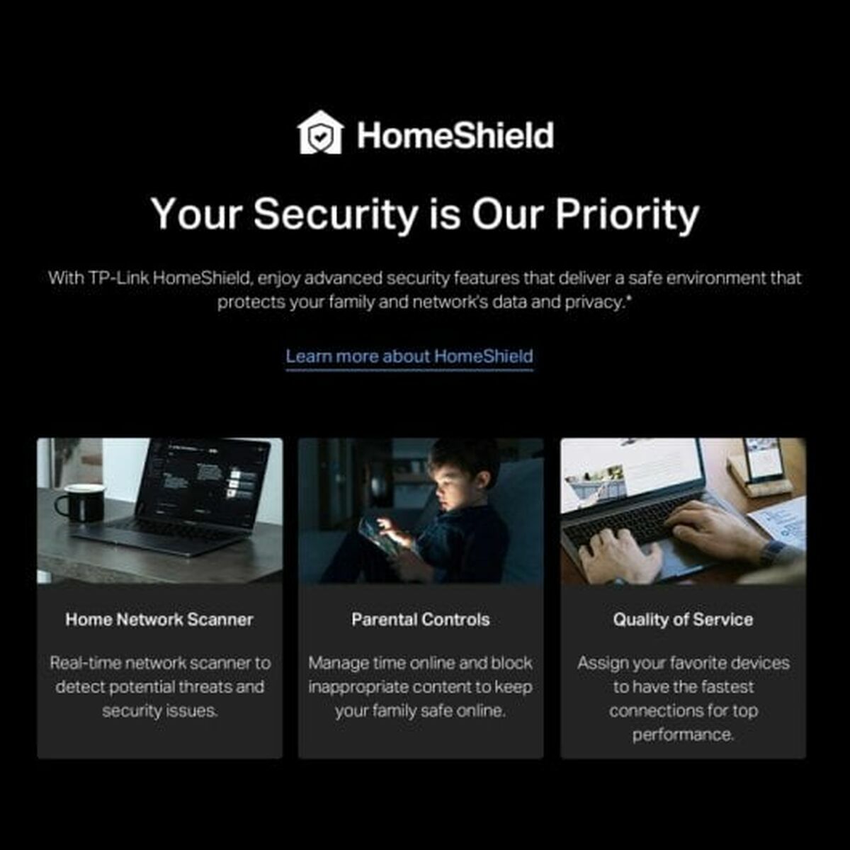 Router TP-Link BE3600 Noir RJ45 Ethernet LAN