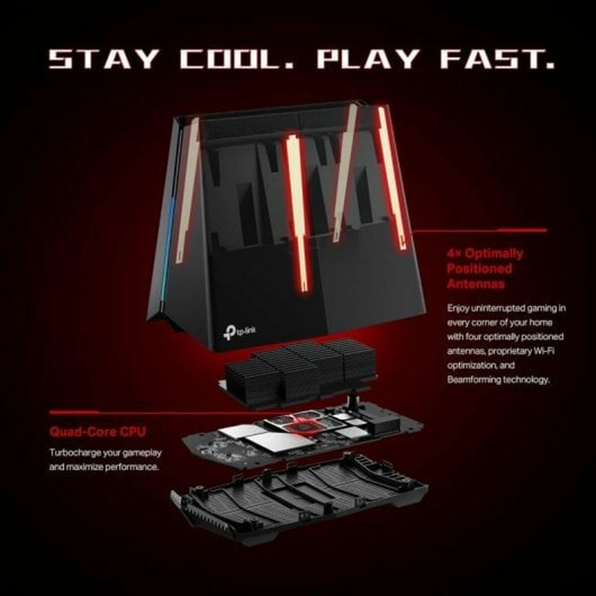 Router TP-Link ARCHER GXE75 RJ45 Ethernet LAN