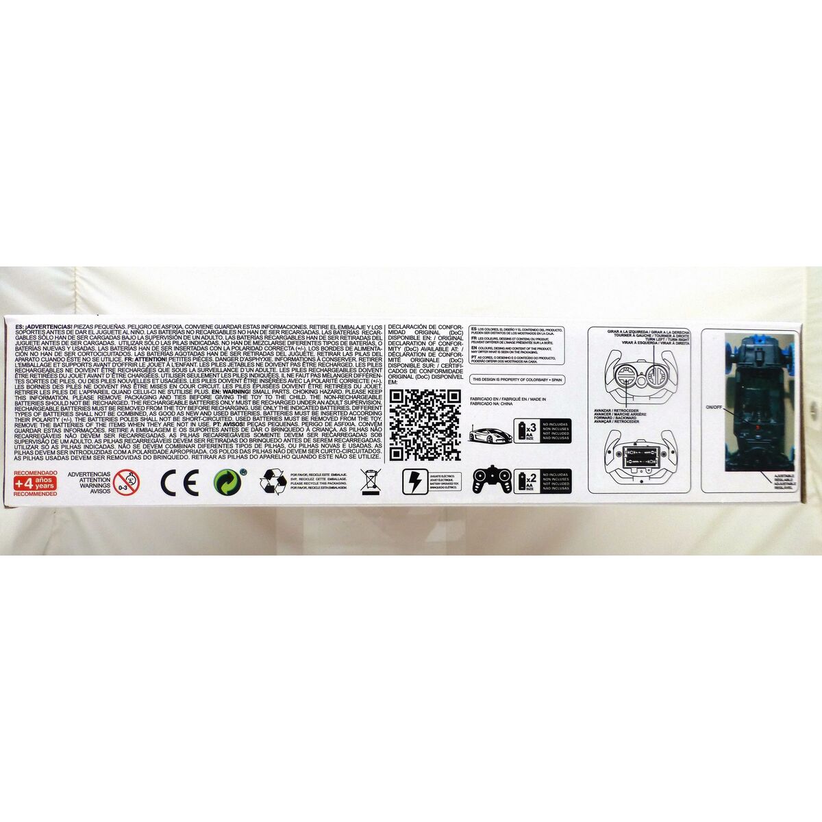 Voiture Télécommandée Speed & Go 1:20 19 x 6,5 x 11 cm (6 Unités)