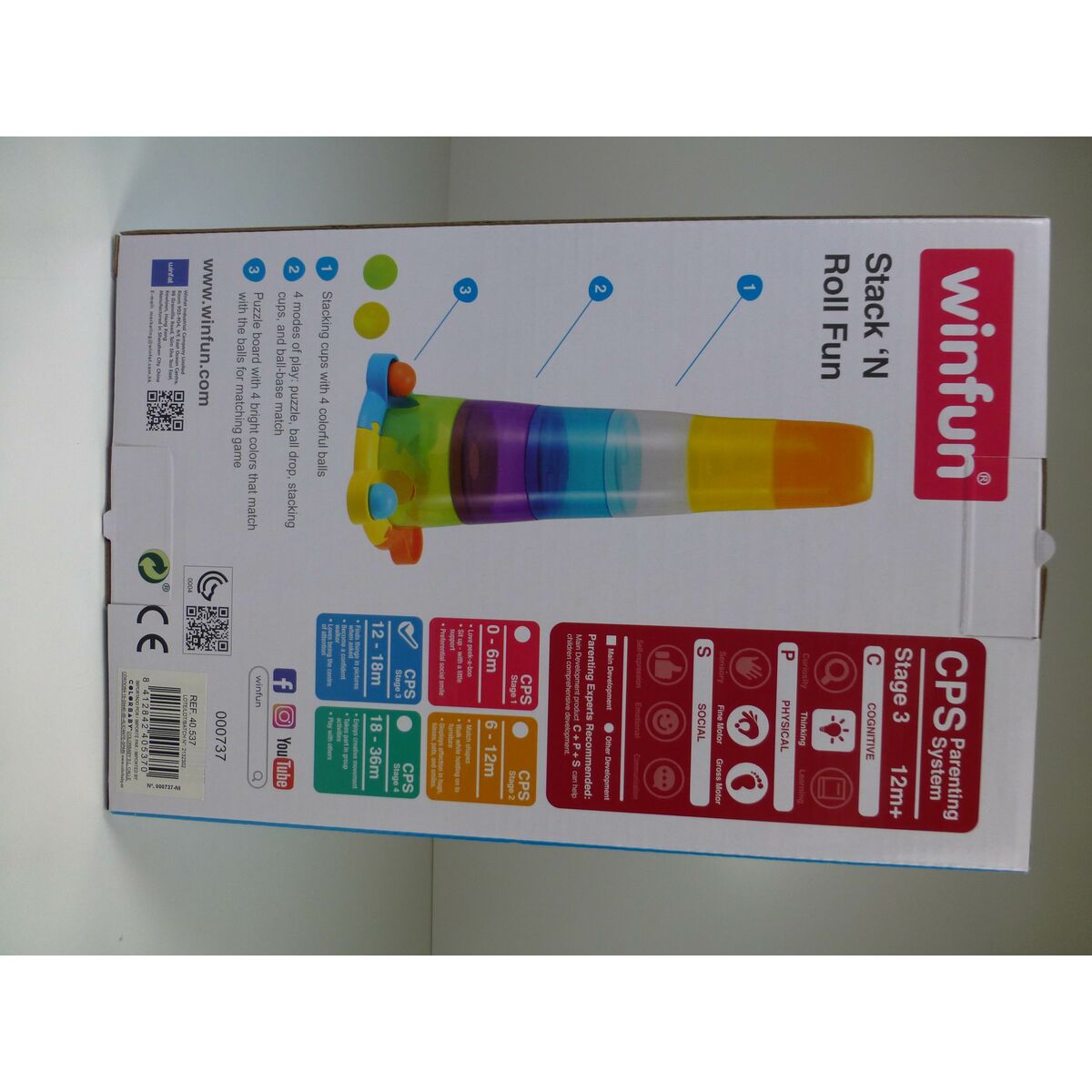 Blocs Empilables Winfun 4 Unités 23 x 61 x 23 cm