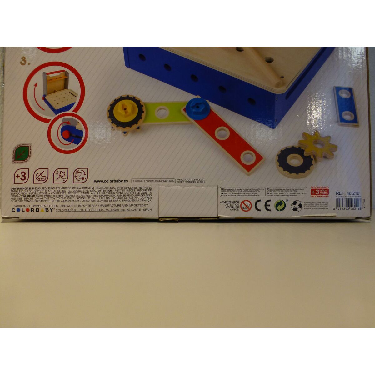 Jeu d'outils pour les enfants Colorbaby 20 Pièces 2 Unités