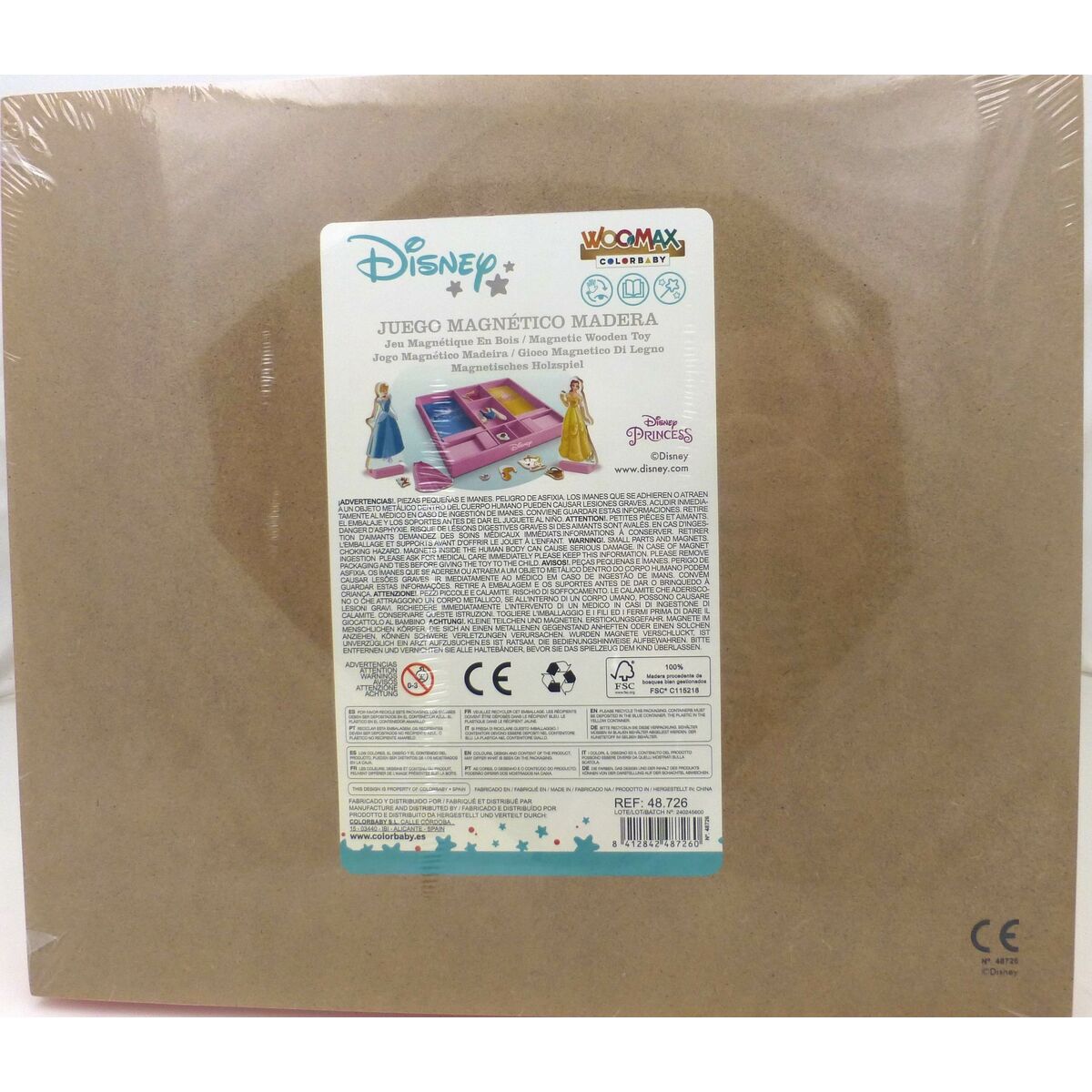 Figurines Disney Princess 45 Pièces 4 Unités 9 x 20,5 x 1,2 cm