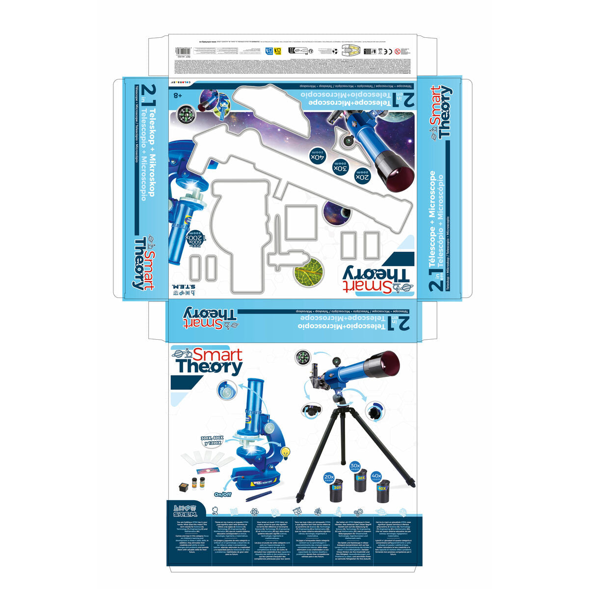 Télescope pour enfants Colorbaby 2 Unités