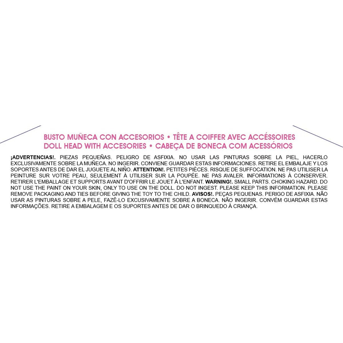 Accessoires pour poupées Colorbaby 4 Unités