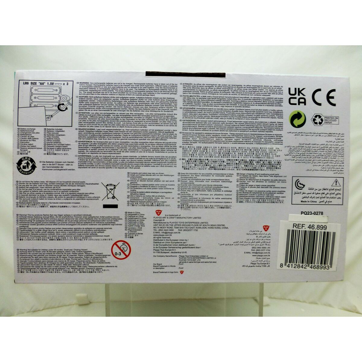 Machine à laver PlayGo 17,5 x 24 x 12 cm (2 Unités)