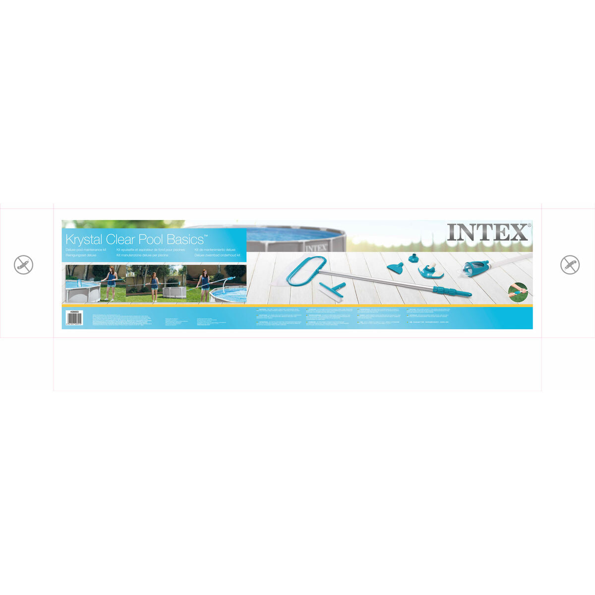 Kit d'entretien de Piscine Intex (3 Unités)