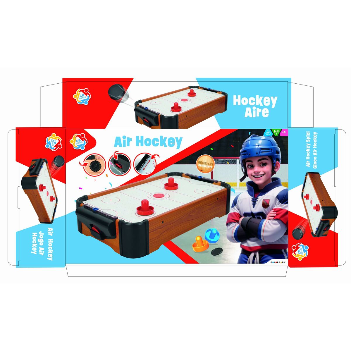 Table de Hockey CB Games 56 x 10 x 31 cm (2 Unités)