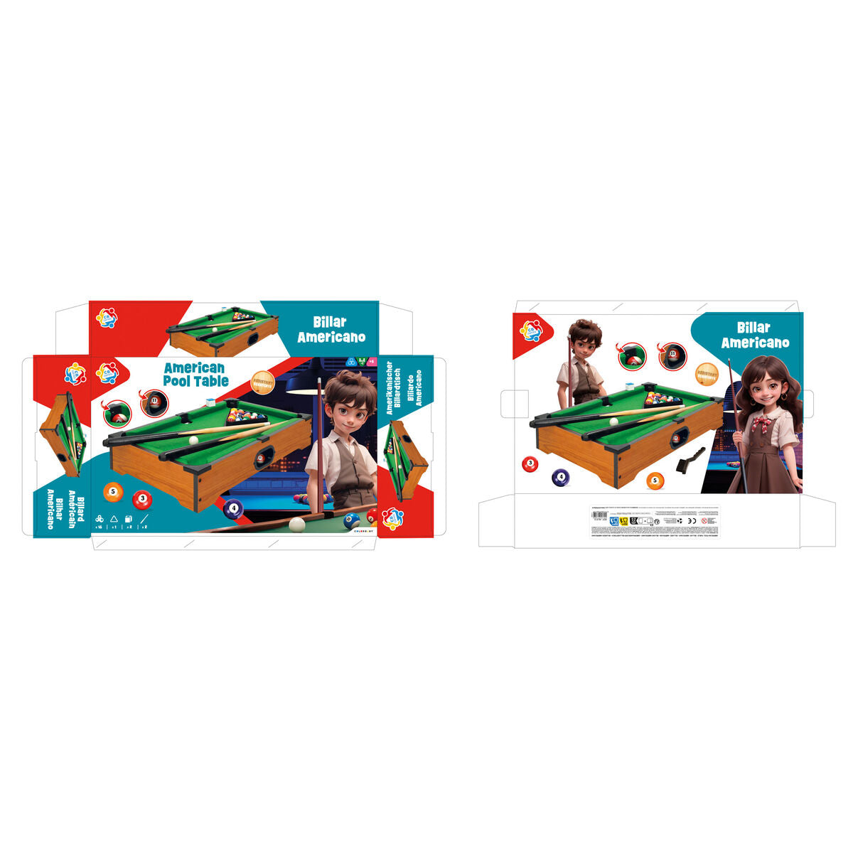 Billard de table CB Games 51 x 9 x 31 cm (2 Unités)