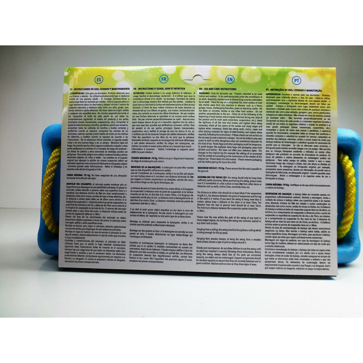 Siège pivotant Colorbaby 36 x 173 x 15 cm (4 Unités)