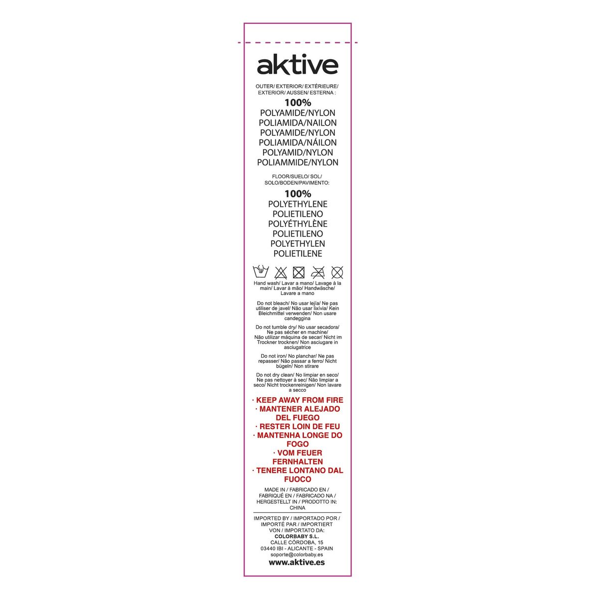 Magasin de campagne Aktive Auvent 240 x 130 x 210 cm (2 Unités)