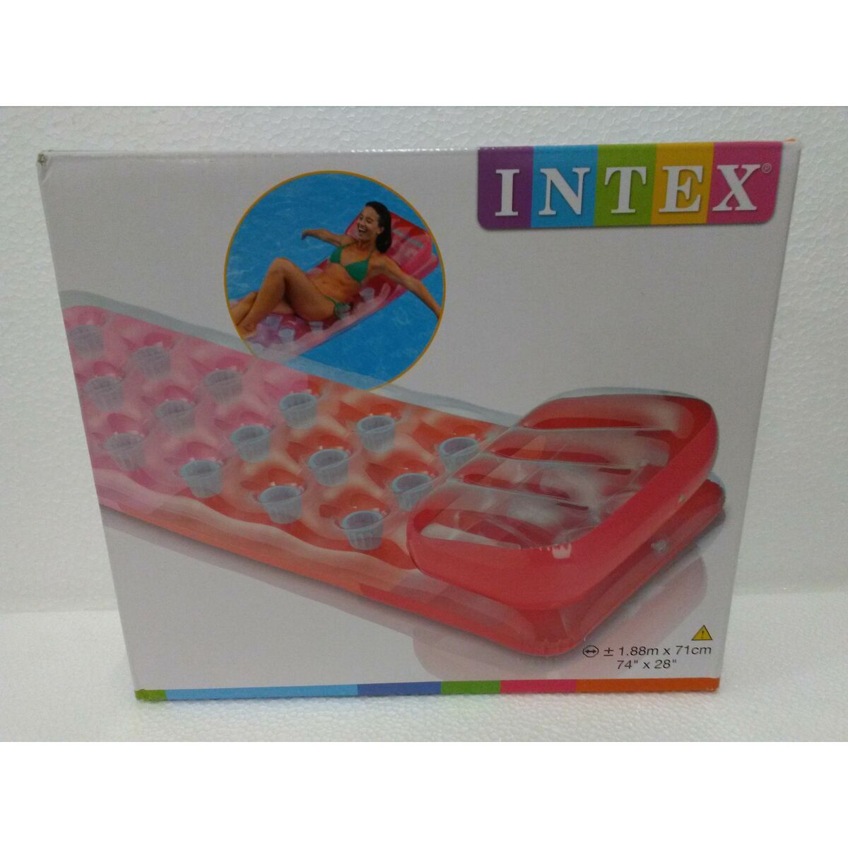 Matelas Gonflable Intex 18 Verres 188 x 30 x 71 cm