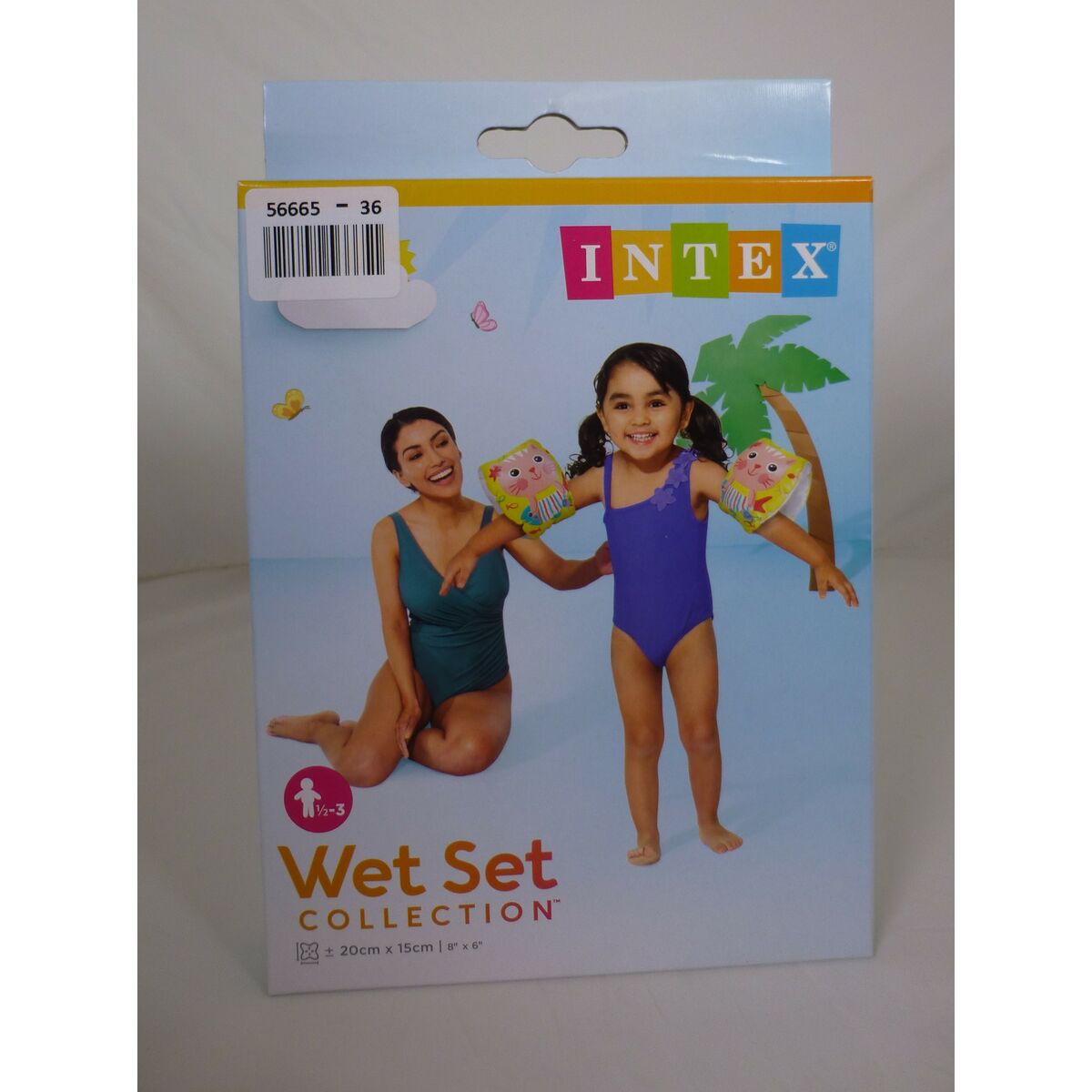 Manchettes Intex Chat 12,5 x 13 x 12,5 cm (36 Unités)