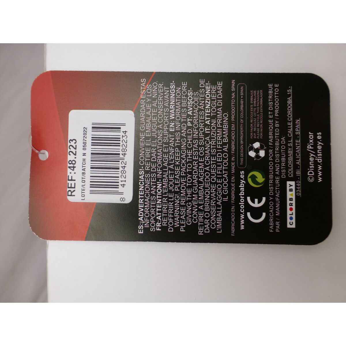 Set de jouets de plage Cars polypropylène (12 Unités)