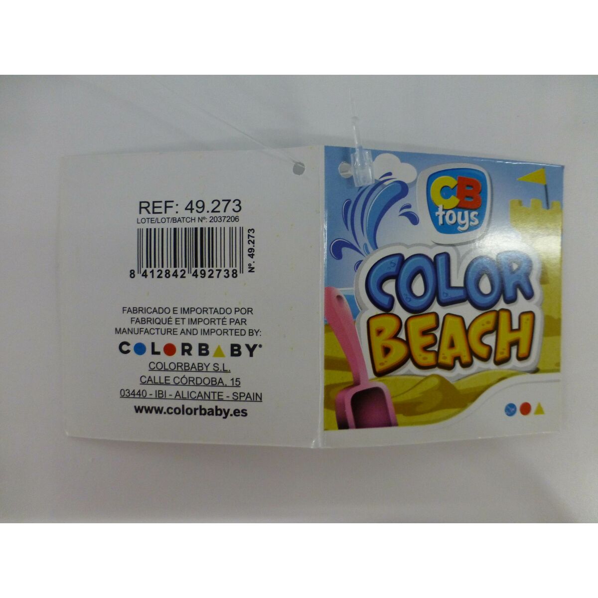 Set de jouets de plage Colorbaby polypropylène (8 Unités)