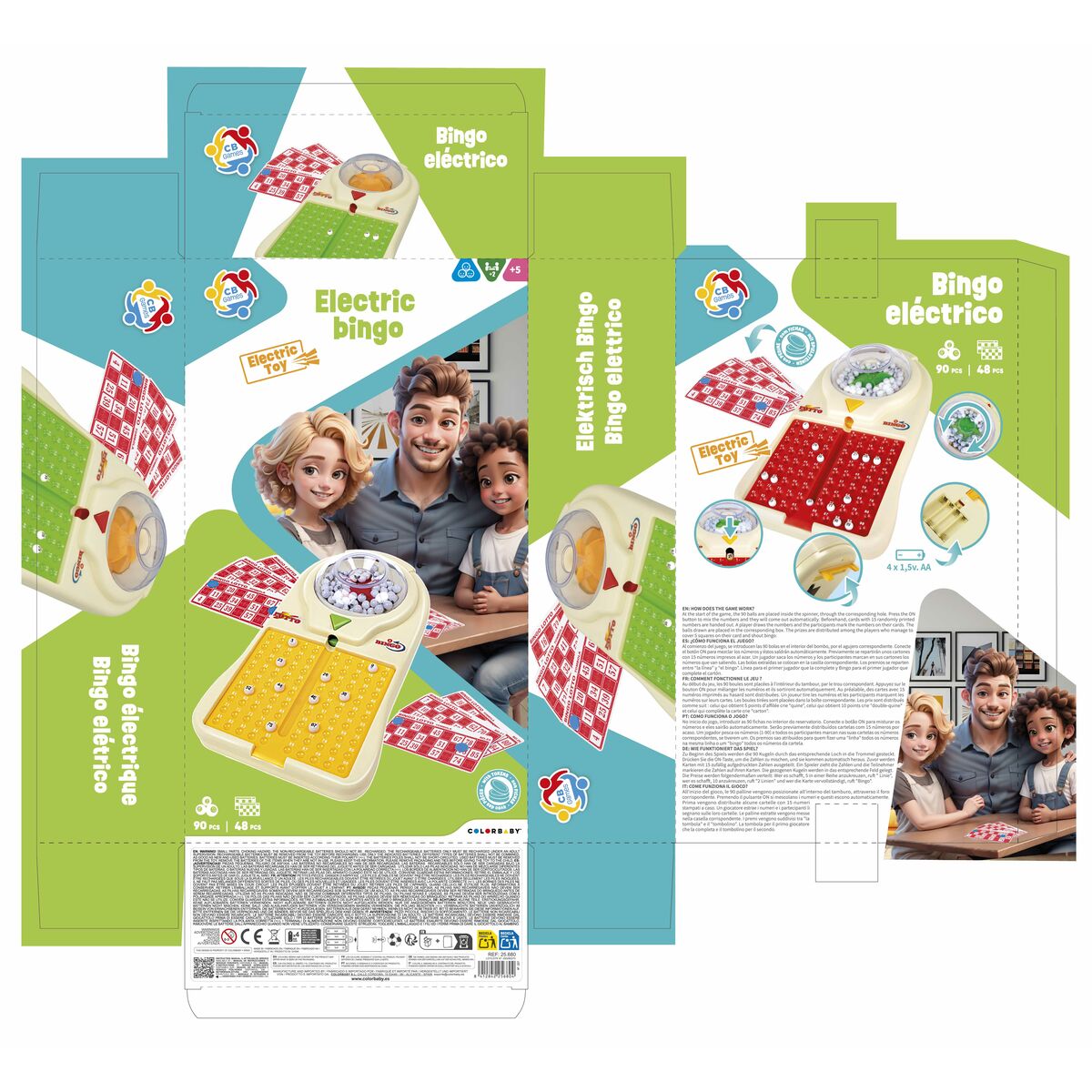 Bingo Automatique CB Games   Carton Plastique (6 Unités)