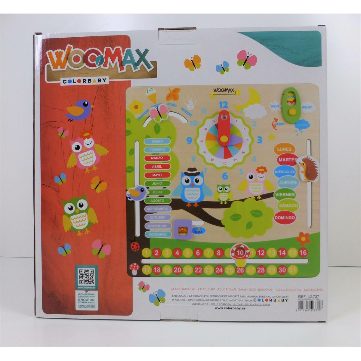 Jouet Educatif Woomax Hiboux 30 x 3 x 30 cm (6 Unités)