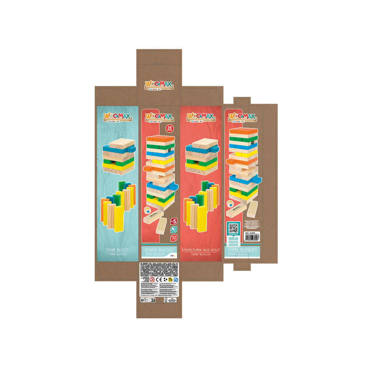 Jenga Woomax (6 Unités)