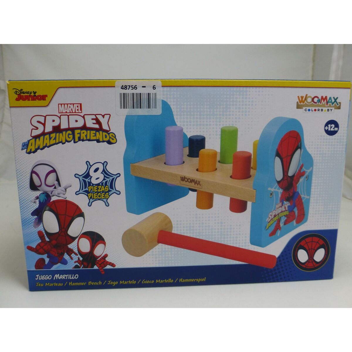 Jeu d’habileté Spidey 8 Pièces 21,5 x 14 x 10,5 cm (6 Unités)