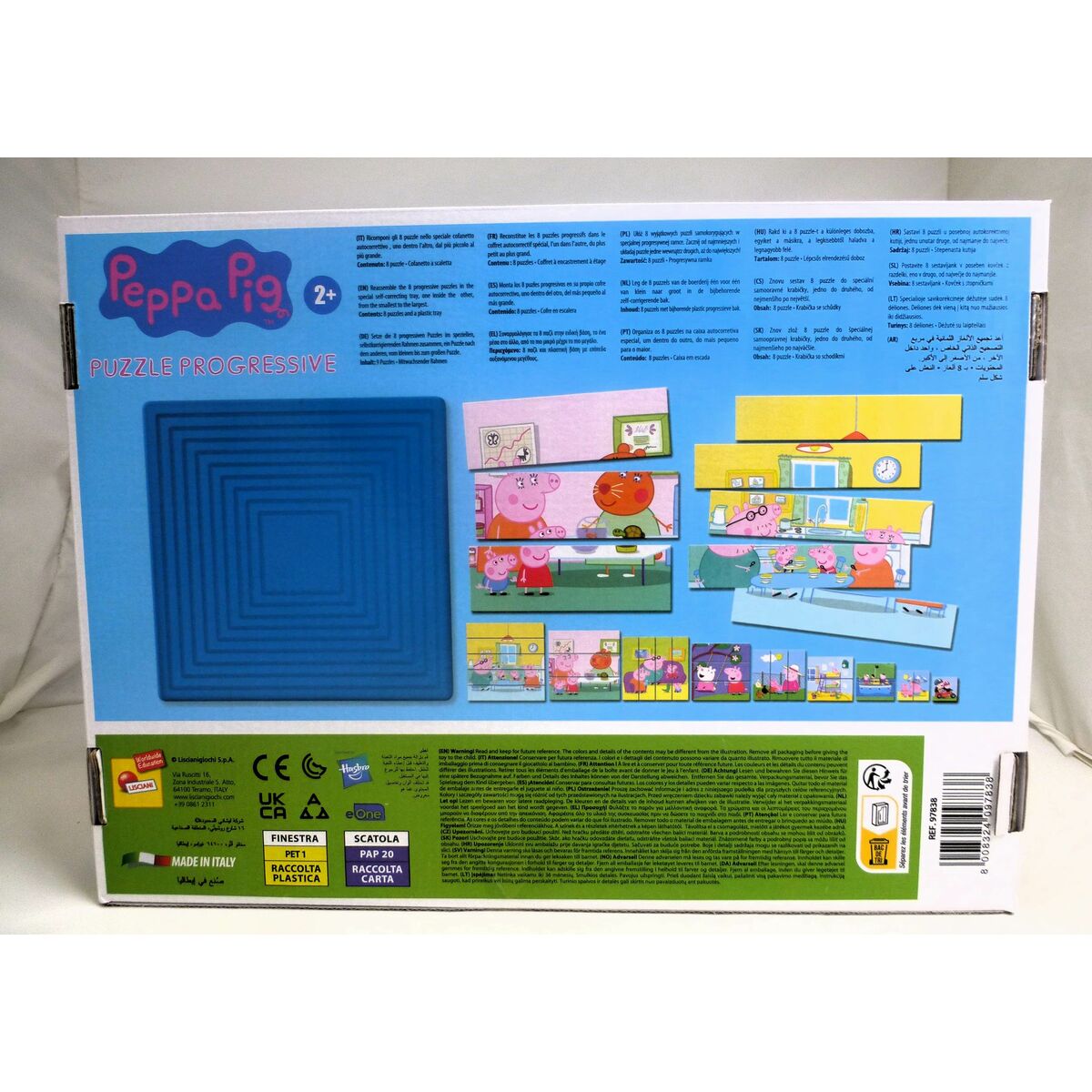 Puzzle Enfant Peppa Pig 25 Pièces 19 x 4 x 19 cm (6 Unités)