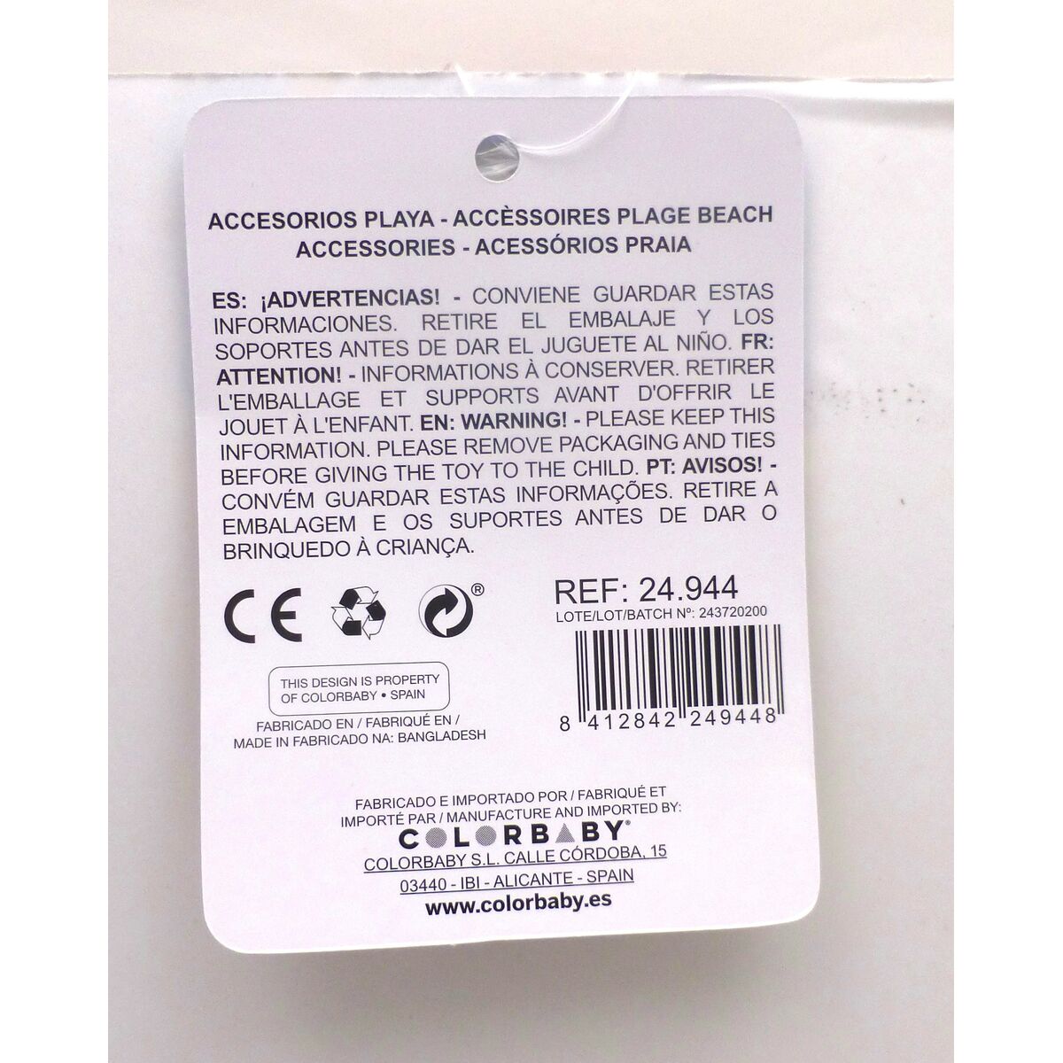 Camion Colorbaby 30 cm polypropylène (12 Unités)