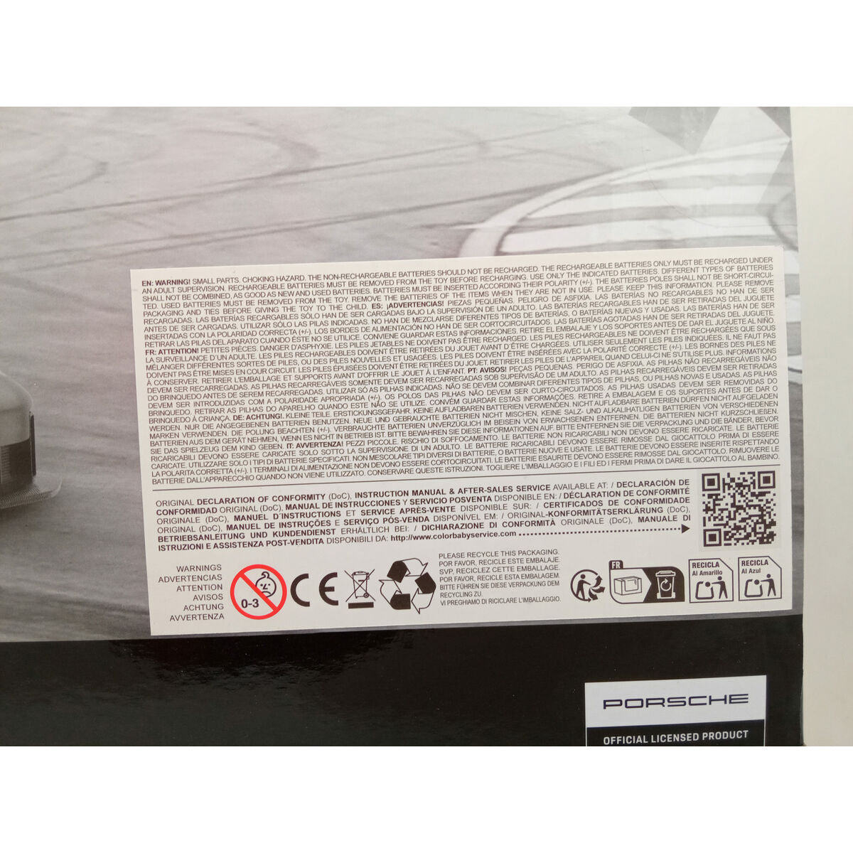Télécommande Voiture Porsche (2 Unités)