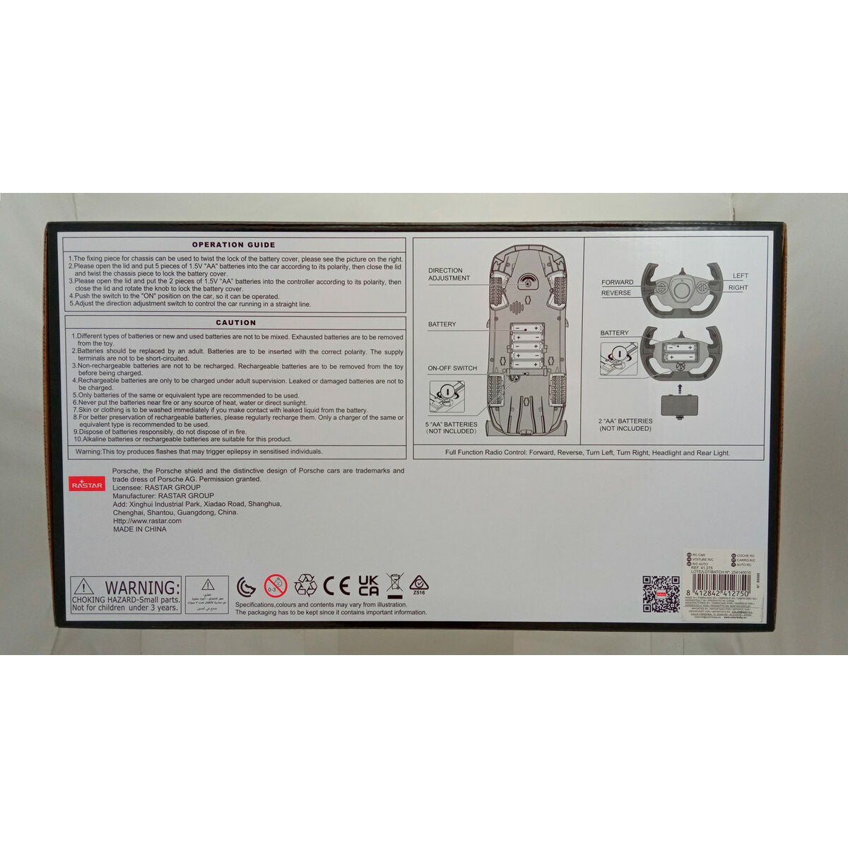 Télécommande Voiture Porsche (2 Unités)