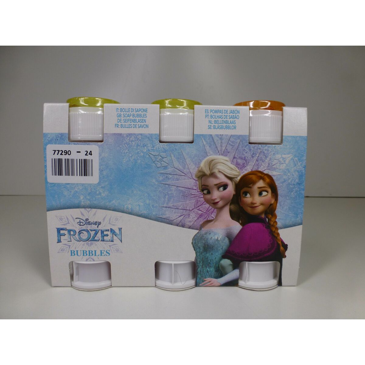Set de souffleurs de bulles Frozen 3 Pièces 60 ml (24 Unités)