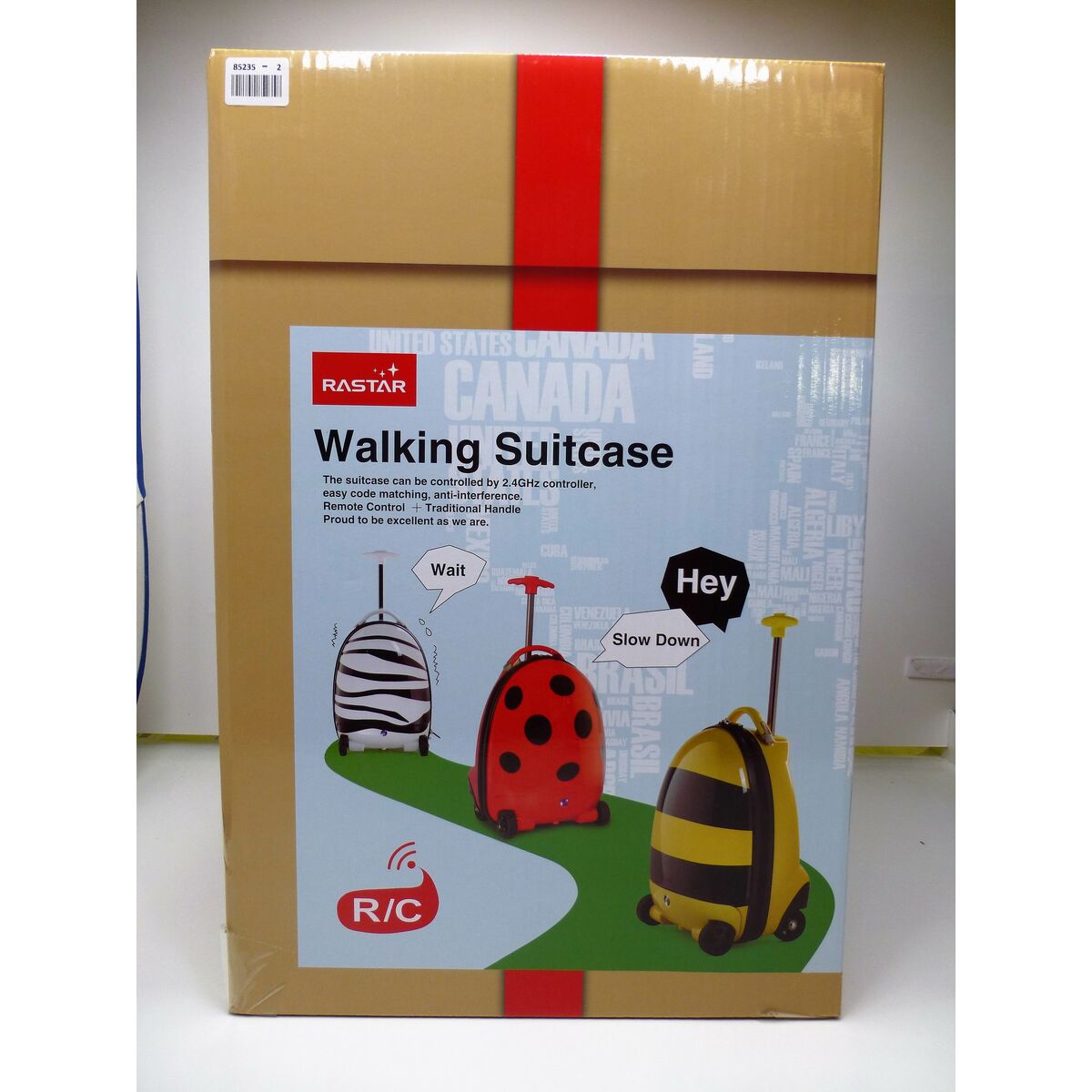 Trolley Rastar Enfant Coccinelle Télécommande 2,4 GHz 34 x 48 x 27,5 cm